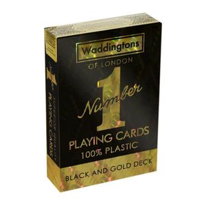 Winning Moves Waddingtons No.1 - Black and Gold Herní karty