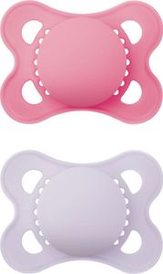 MAM Schnuller 2er Pack Original - Silikon 0-6 M - Pink OneSize
