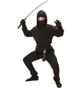 Kostüm Ninja  Preishit - Ninja Verkleidung Jungen Kämpfer S - 128 cm