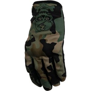 Motorradhelm Broken Head MX Handschuhe Rebelution Camouflage grün Größe: L
