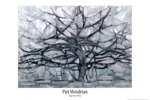 Piet Mondrian Poster - Der Graue Baum, 1912 (61 x 91 cm)