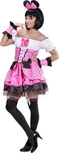 Kostüm Maus pink, Groesse:M