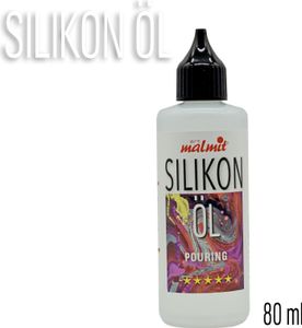 Silikon Öl, Acryl Pouring Fluid für Fließtechniken von Acrylfarben Silikon Öl 80 ml