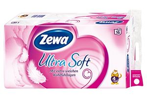 Zewa Toilettenpapier Ultra Soft 4-lagig,  (16 Rollen)