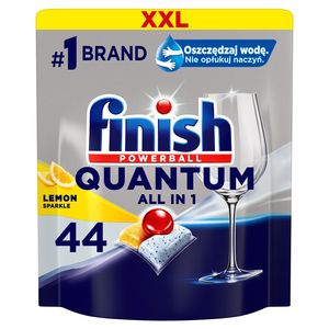 Finish, Quantum All in 1 Lemon Kapsułki do zmywarki, 44 sztuki