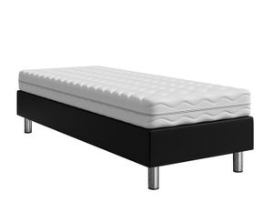 Čalouněná jednolůžková postel 120x200 NECHLIN 2 - černá