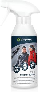 simprax® Textil Imprägnierspray "Spray-On" - 250ml - Imprägniermittel für Funktionstextilien und Outdoortextilien wie Gore-Tex, Sympatex und Softshell