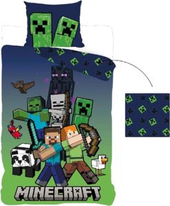 Minecraft Bettwäsche Wendebettwäsche 140x200 cm