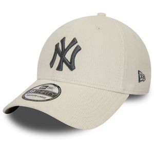 New Era New York Yankees MLB Cord Off White 39THIRTY Stretch Fit Cap, Offwhite - M/L