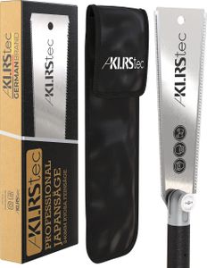 KLRStec® Professional Japansäge, 240mm Ryoba Feinsäge, optimal für Holz und Kunstoffarbeiten
