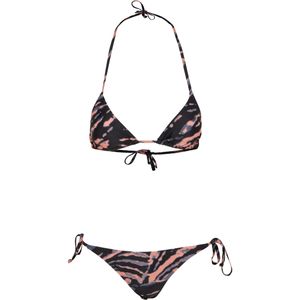 Urban Classics Bikini Ladies Tie Dye Bikini Vintageblue/Papaya-XXL
