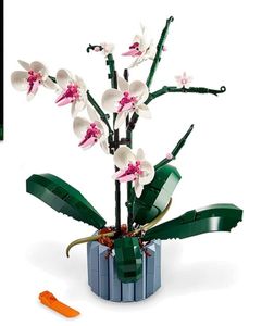 LEGO® Konstruktionsspielsteine Icons Orchidee, Künstliche Pflanzen Set Mit Blumen,Home&Zimmer, (Geschenk Weihnachten, Geburtstag, Frauen Männer