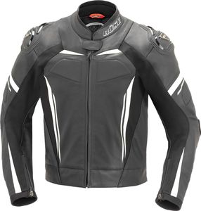 Büse Imola Motorrad Lederjacke, schwarz/weiß, 52