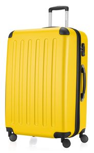 HAUPTSTADTKOFFER - Spree - Großer Koffer erweiterbar XL Trolley Aufgabegepäck , TSA, 75 cm, 119 Liter, ,Gelb