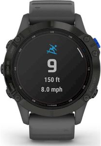 Garmin fenix 6 Pro Solar schwarz/grau