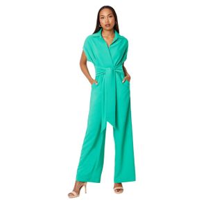 Disney Princess - Jumpsuit Vorne gebunden für Damen DH7168 (42 DE) (Grün)