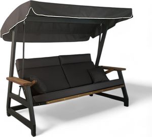 Westmann Nova 2400 Hollywoodschaukel mit Liegefunktion Anthrazit 122x226x190 cm