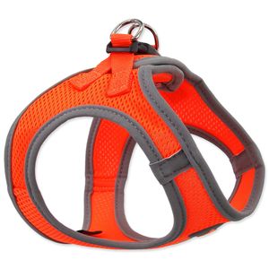 Postroj DOG FANTASY Puppy oranžový M 1 ks
