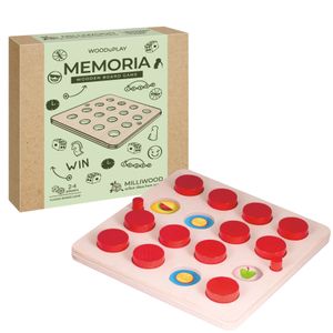 Milliwood Holz Spiel MEMORY Strategiespiel Brettspiel Gesellschaftsspiel