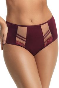 Gorsenia damen slip brazilian unterhose unterwäsche k498 paradise, dunkelrot, s