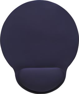MANHATTAN Mauspad Schaumstoff mit Handballenauflage blau