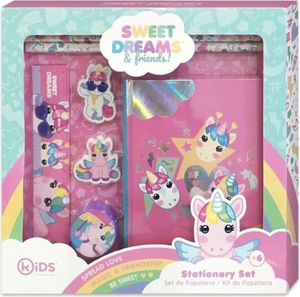 Detský Euroswan | Školský set Unicorn Sweet Dreams - ružový - kreatívny, praktický - ideálny darček pre malých umelcov