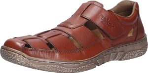 Rieker Herren Slipper Sandale 03578-24 Braun Klettverschluss extra Weit   Gr.43