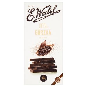 E. Wedel Bitterschokolade 80% 100 G
