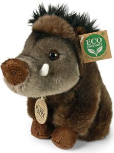 RAPPA Plyšové divoké prasa sediace 18 cm ECO-FRIENDLY