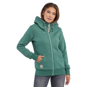 Ragwear Neska Zip Comfy - Damen Sweatshirt, Größe_Bekleidung:L, Ragwear_Farbe:pine green