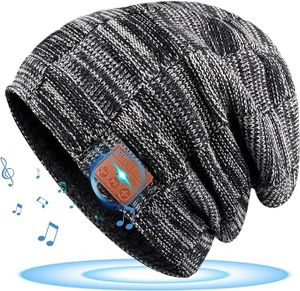 Mütze Kopfhörermütze mit Bluetooth Winter Wärmer Strickmütze Weihnachten Mütze