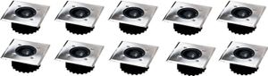 10x LED Solar-Bodeneinbauleuchte Bodenstrahler Bodeneinbaustrahler Solarlampe 10x LED Solar-Bodeneinbauleuchte Bodenstrahler Bodeneinbaustrahler Solarlampe