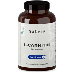 L Carnitin Kapseln 3000 Carnipure - hochdosiert + vegan - 120 L-Carnitine Caps