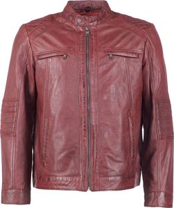 JCC Lederjacke Alurave Herren red 52