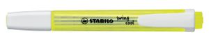 STABILO swing cool Pastel, 1 szt., Żółty, Końcówka ścięta, Biały, Żółty, 1 mm, 4 mm