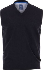 REDMOND Casual Herren Pullunder Ärmellos V-Neck Regular-Fit Marine S REDMOND Casual Herren Pullunder Ärmellos V-Neck Regular-Fit Marine S