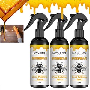 3 Stück Natürliches Mikromolekularisiertes Bienenwachs Spray 120ml, Möbelpolitur und Reiniger, Möbelpflegemittel