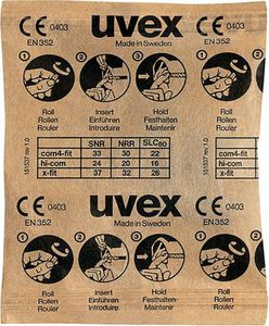uvex Gehörschutzstöpsel x-fit 2112087 grün SNR 37 dB 100 Paar Gr. M