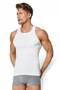 Henderson Unterhemd T-Shirt 100% Baumwolle Tank Top 1480 - Weiß - M