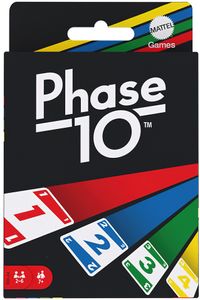 Mattel Phase 10 Kartenspiel, Farbe:schwarz