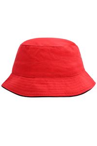 Trendiger Hut aus weicher Baumwolle red/black, Gr. L/XL