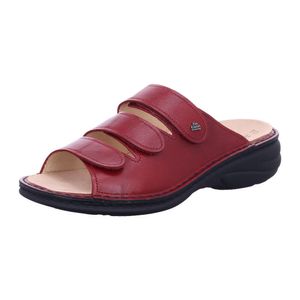 Finn Comfort Damen Pantolette Hellas, rot(mohtempesta), Gr. 39