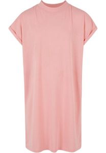 Dětské šaty Urban Classics Girls Turtle Extended Shoulder Dress lemonadepink - 158/164