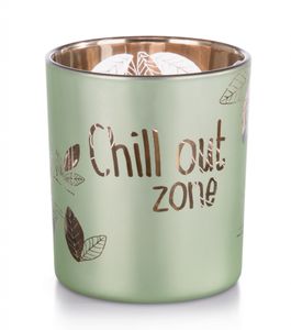 NICI Kerzenglas Faultier "Chill out zone" 42553 - NICI Kerzenglas 8cm x Ø 7cm