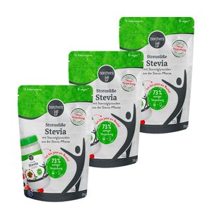 3x borchers Stevia Streusüße 3x 75g