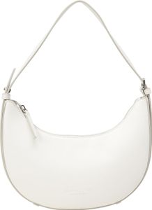 Marc O'Polo Leder Schultertasche Alvi Crossbody Bag White Baumwolle creme