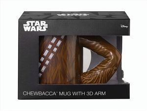 Star Wars Chewbacca 3D Arm Tasse Kaffee Becher Keramik Kaffeetasse / 330ml