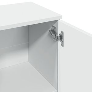 vidaXL Kredens biały 90,5x29,5x65 cm Materiał drewnopochodny