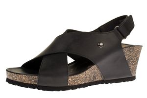 Panama Jack Valeska Basics B2 Napa Grass - Damen Schuhe Sandaletten - black, Größe:38 EU