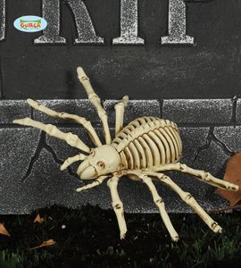 Halloween-Skelett-Deko 4 Stück in beige teilbeweglich Größe ca. 15cm Grusel  Horror Halloween 